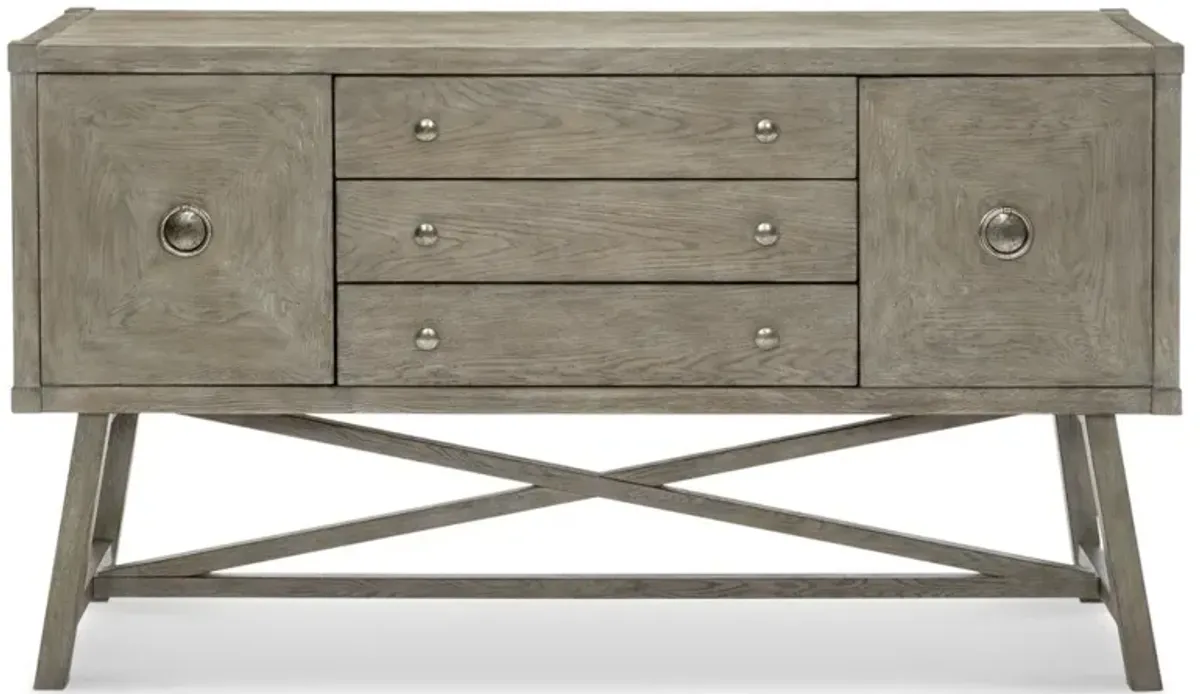 Bernhardt Albion White Oak 2-Door 3-Drawer Sideboard