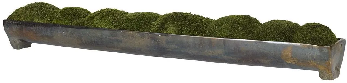 CANAL BRONZE MOSS CENTERPIECE