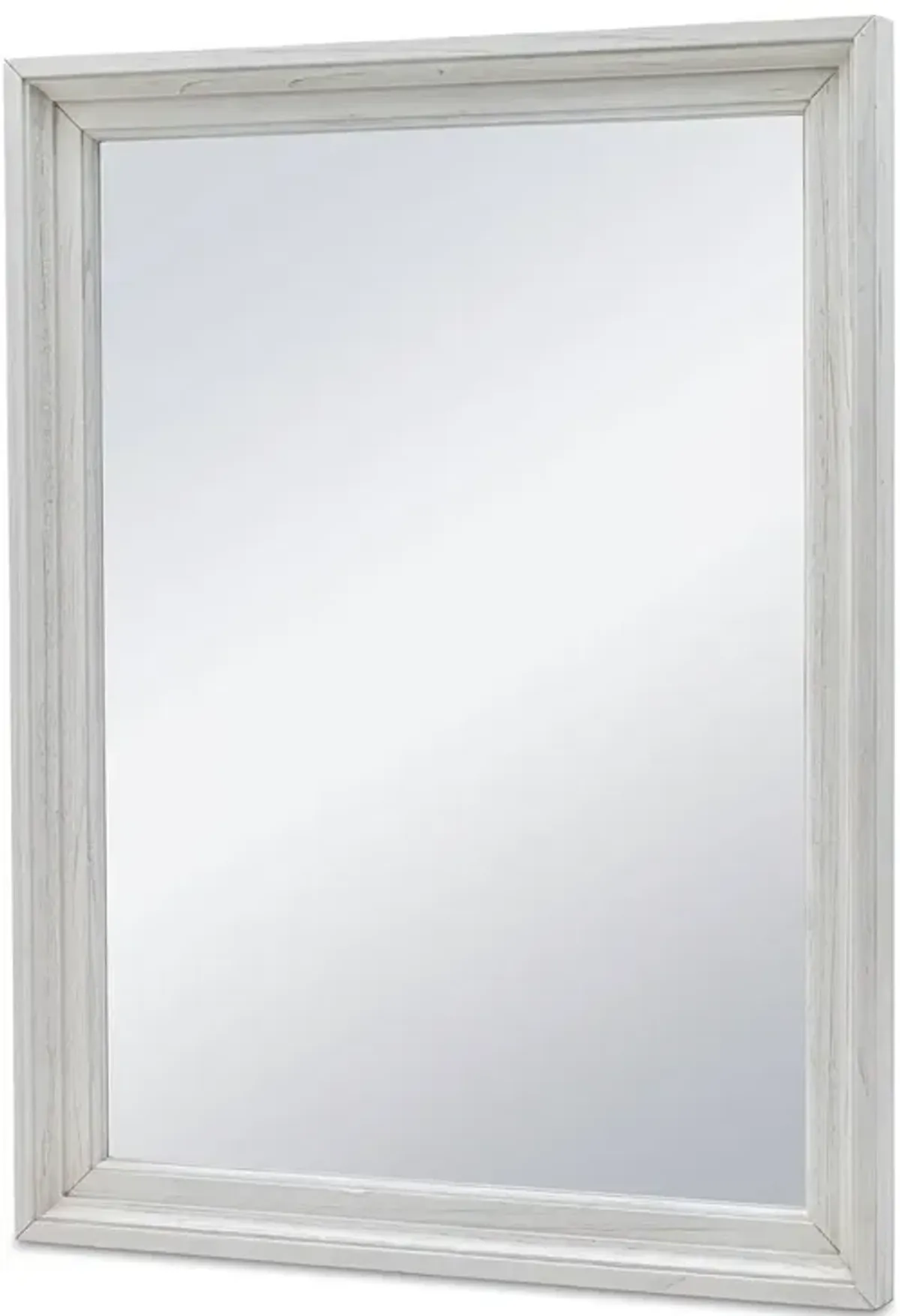 Surfside Mirror Weathered - White Finish