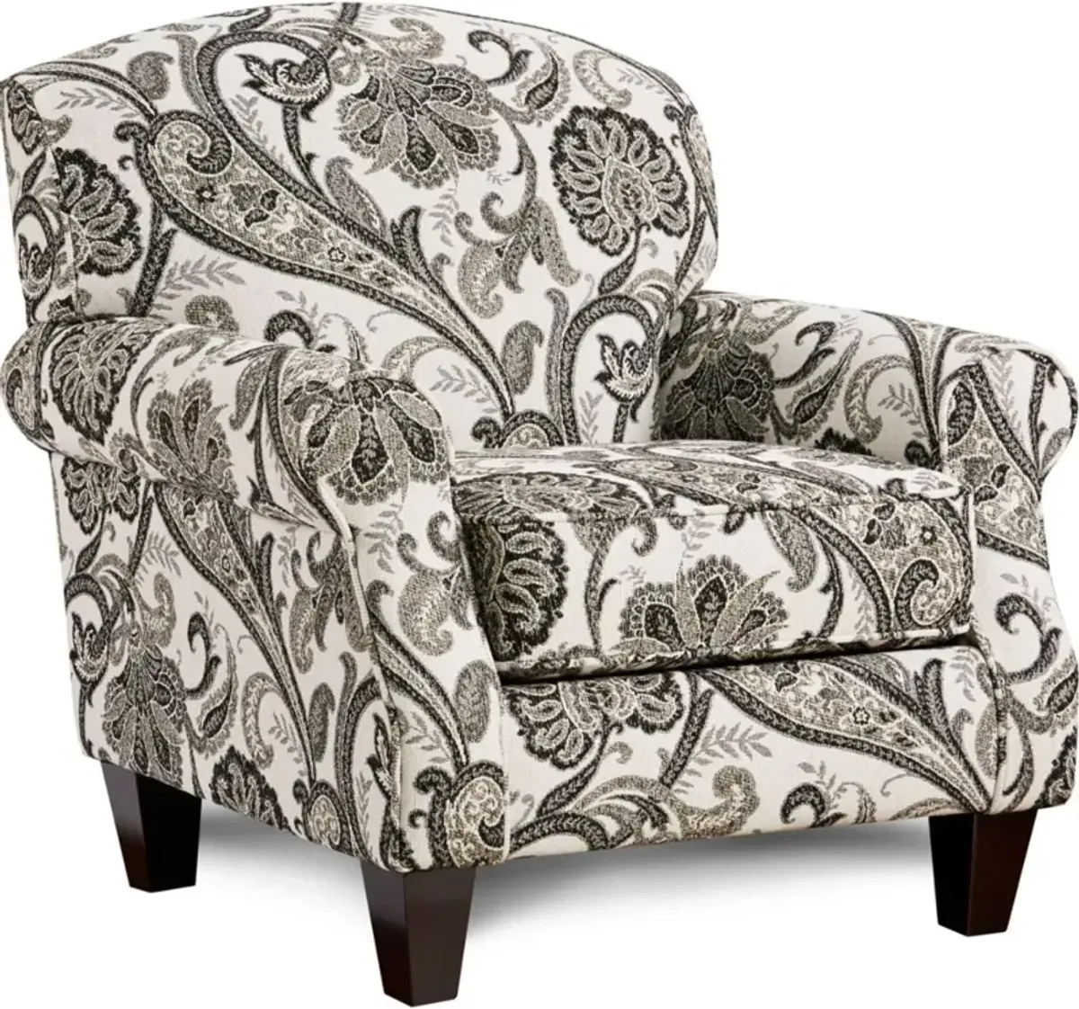 Fusion Shadowfax Dove Abby Road Accent Chair