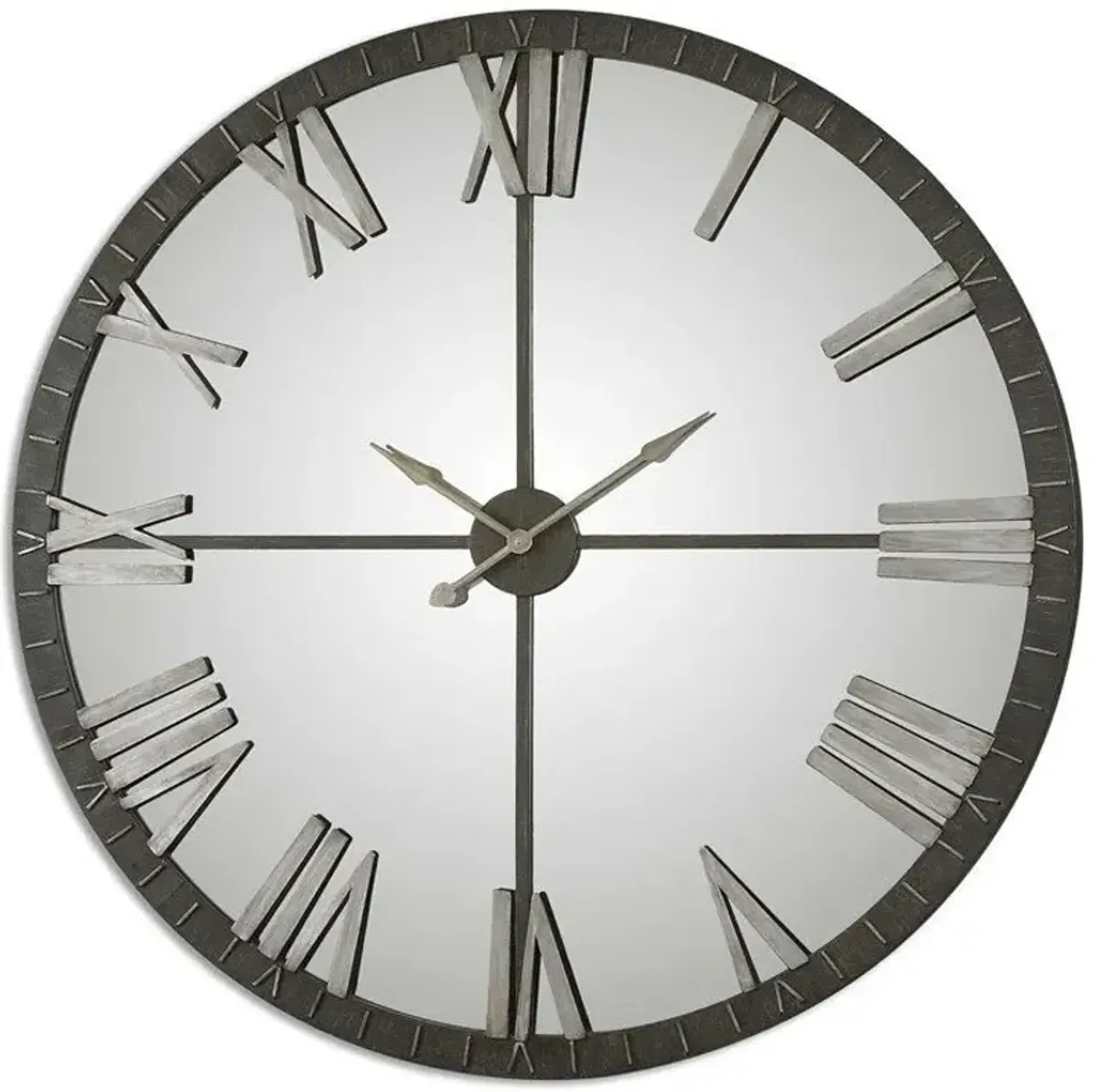 Uttermost Amelie Large Bronze Wall Clock