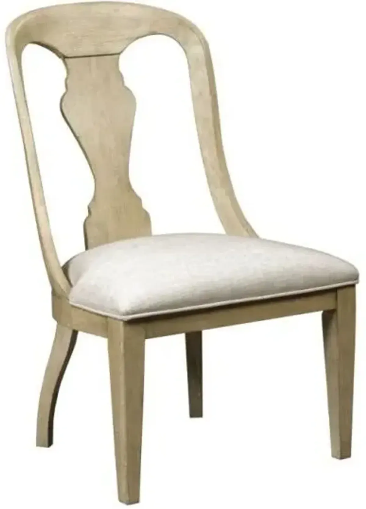 American Drew Litchfield Whitby Upholstered Side Chair Driftwood