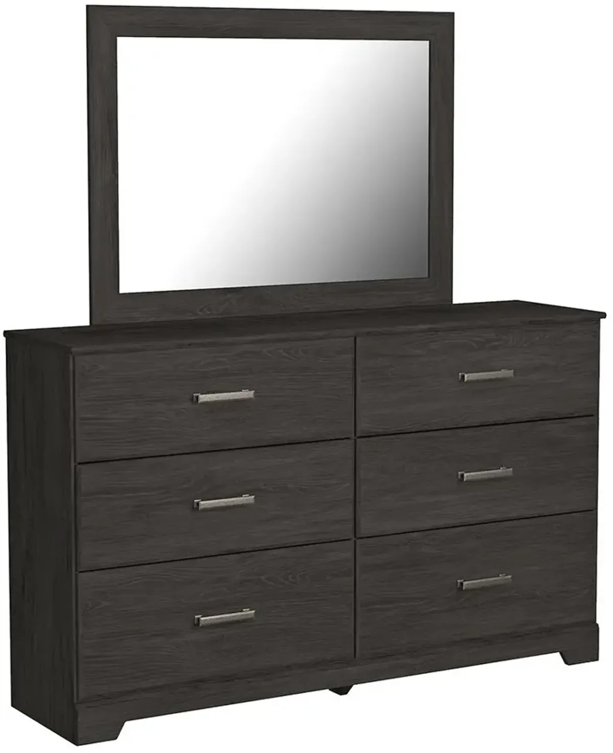 Ashley Belachime Black Dresser & Mirror