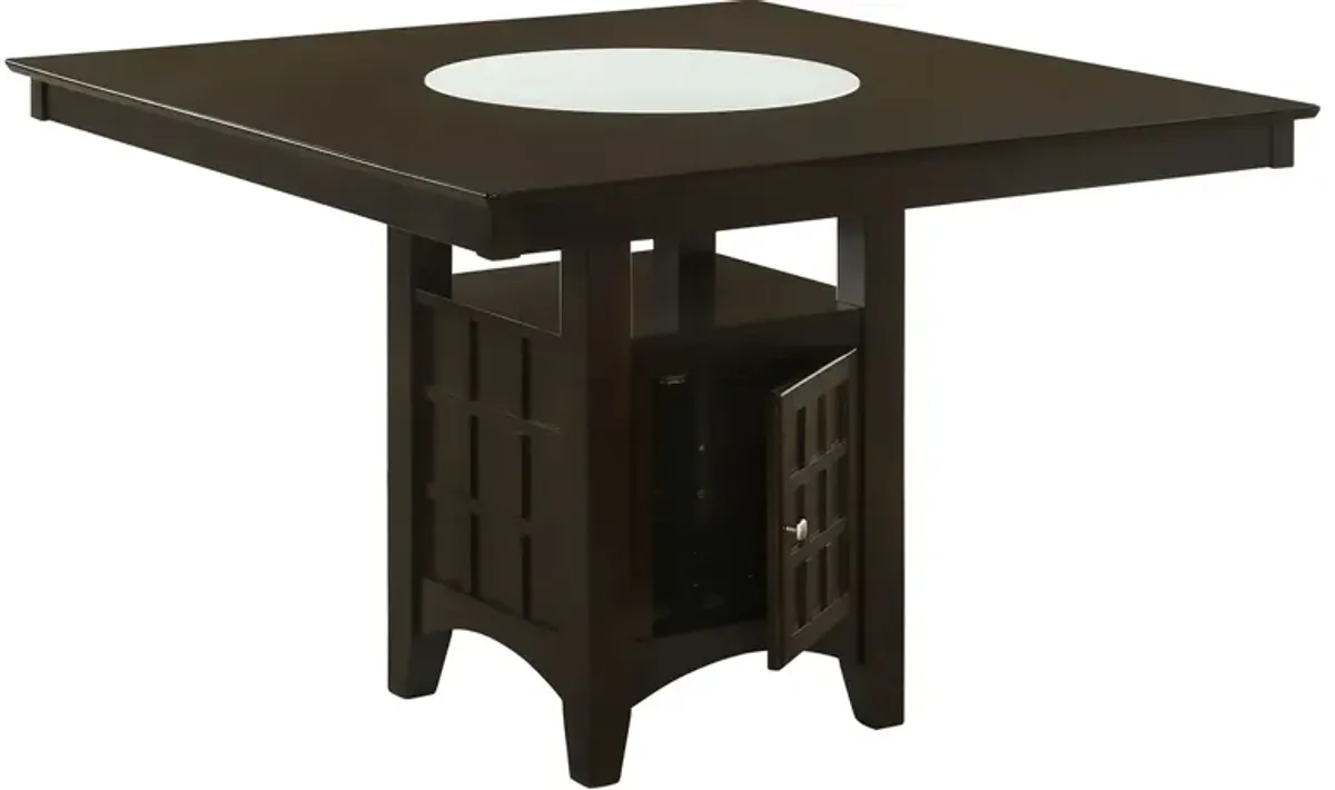 Coaster Gabriel 52 Inch Counter-Height Dining Table Cappuccino