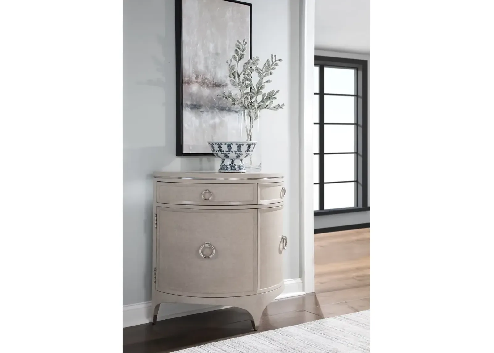 Artistica Home by Lexington Signature Designs Zeitgeist Linen Demilune Chest