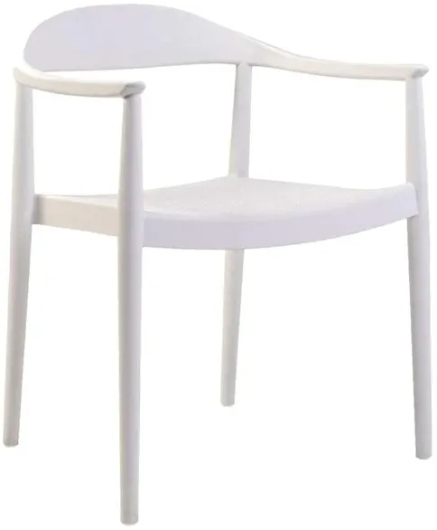 OUTDOOR KENNEDY ARMCHAIR IN WHITE