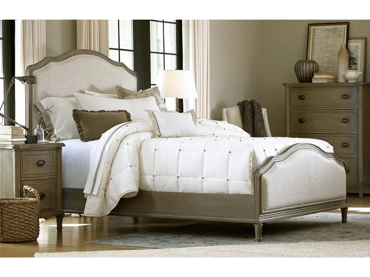 CURATED DEVON STUDIO UPHOLSTERED QUEEN BED