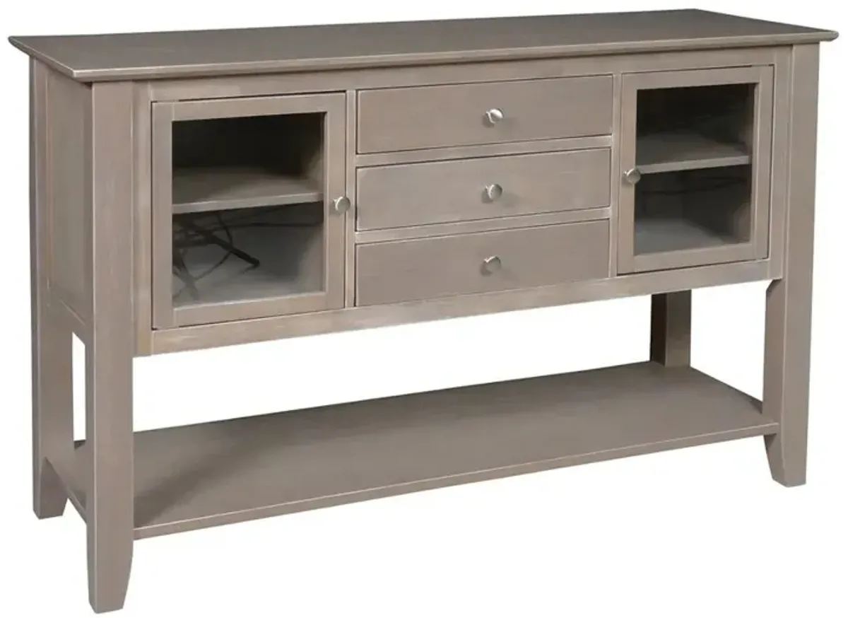 John Thomas Cosmopolitan Dining Server in Taupe Gray