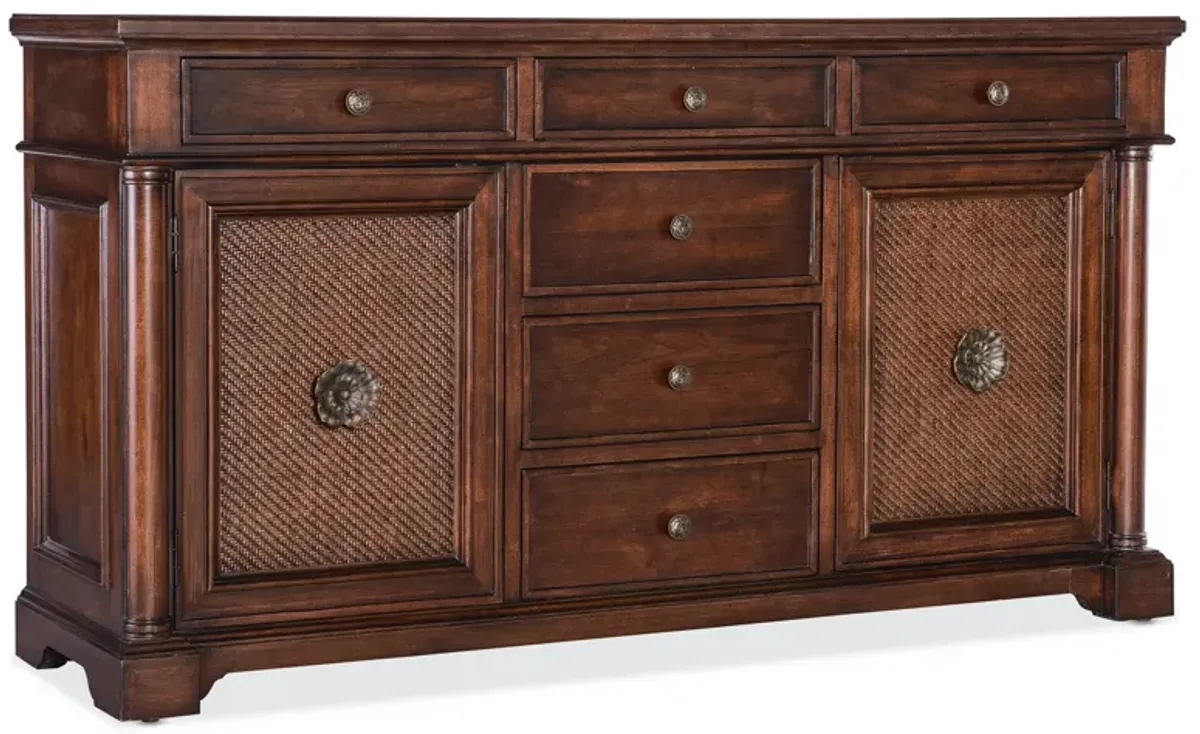 Hooker Furniture Charleston 2-Door 6-Drawer Buffet Server