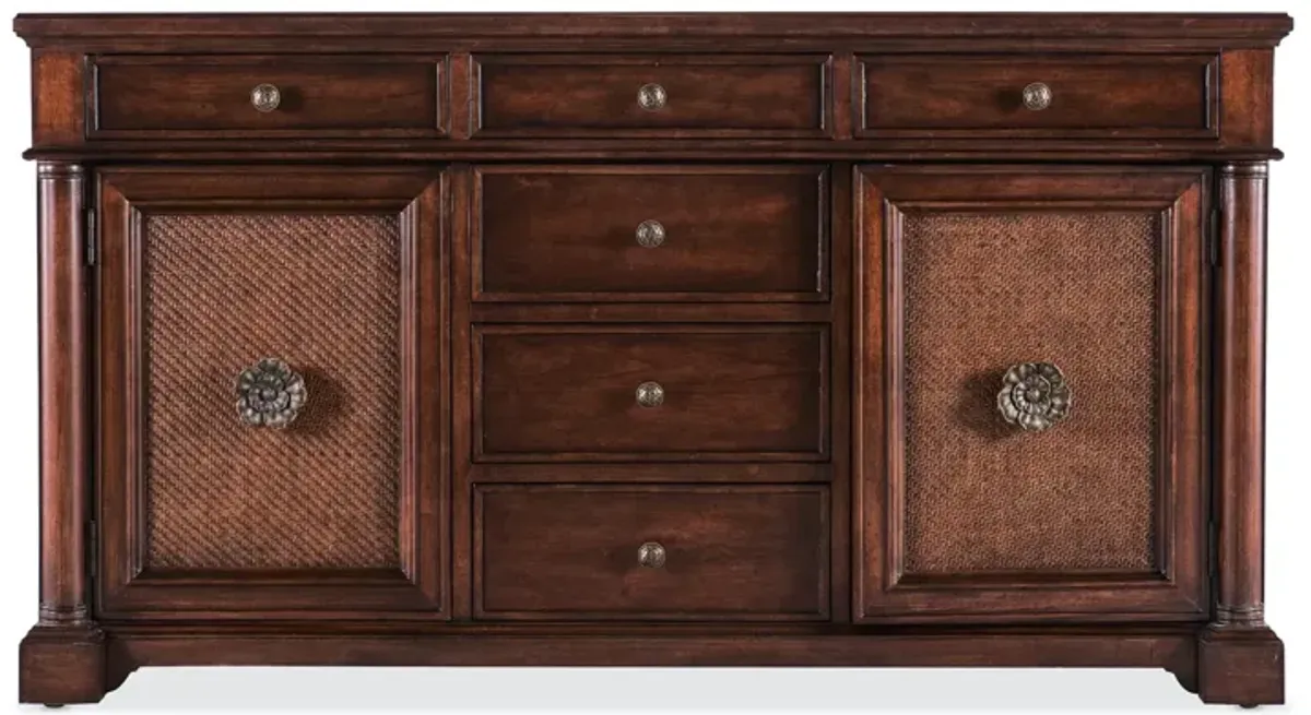 Hooker Furniture Charleston 2-Door 6-Drawer Buffet Server