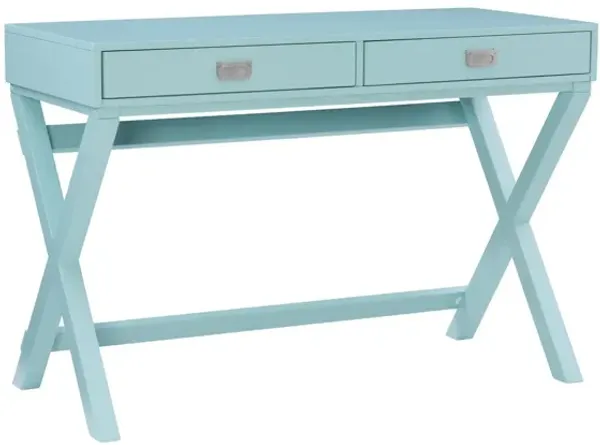 Linon Peggy Blue Writing Desk