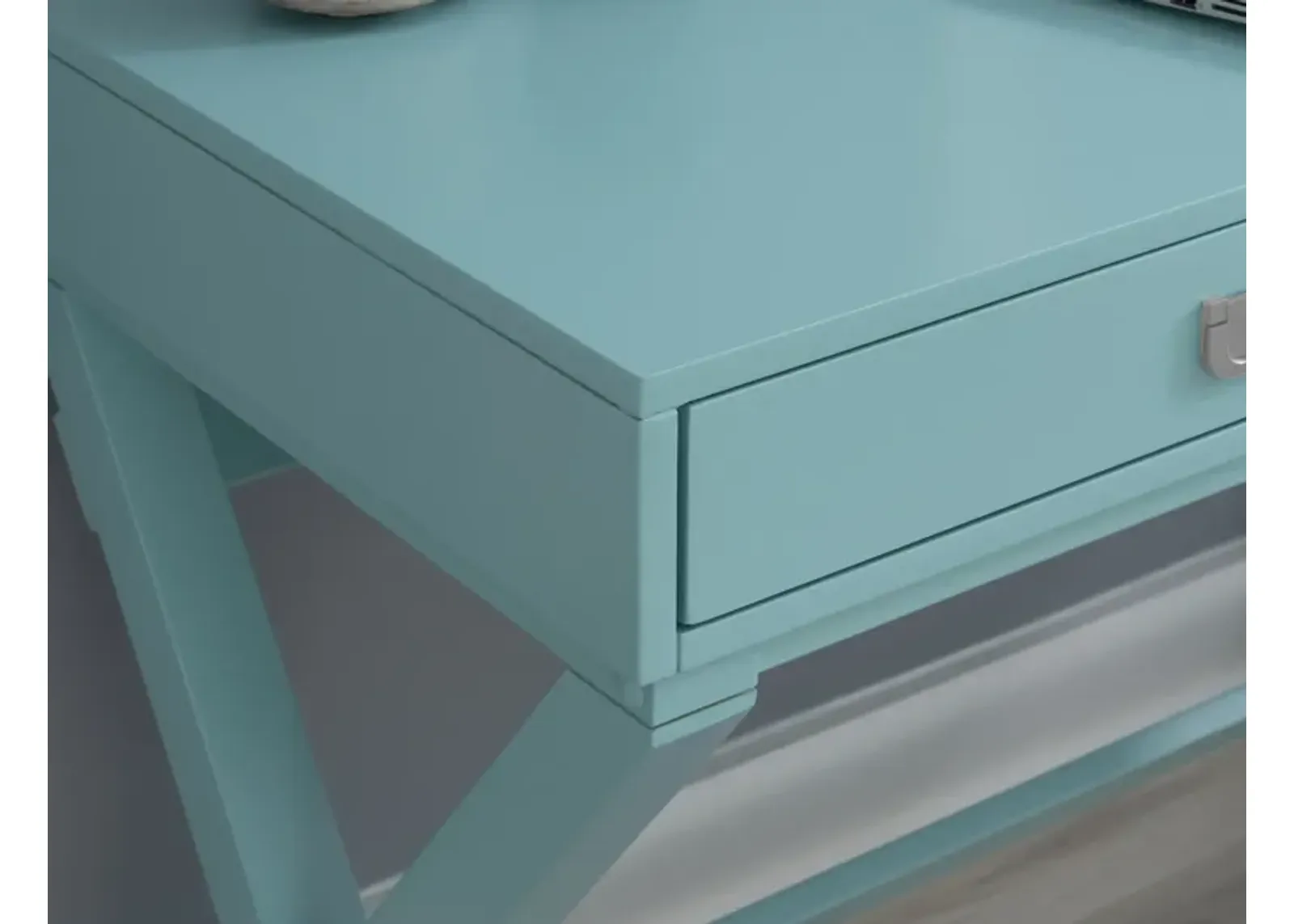 Linon Peggy Blue Writing Desk