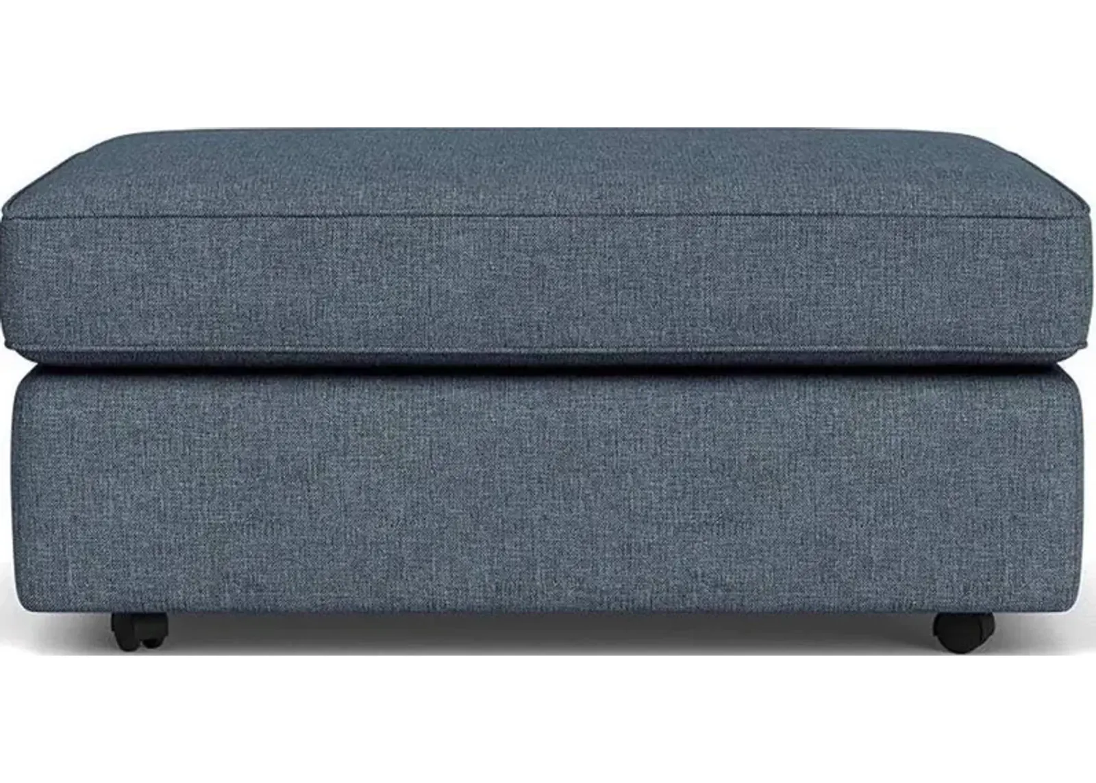 Flexsteel Vail Blue Dusk Cocktail Ottoman