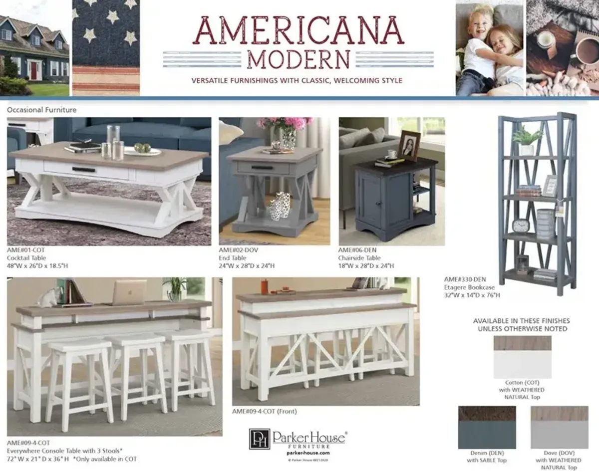 Parker House Americana Modern Cotton End Table