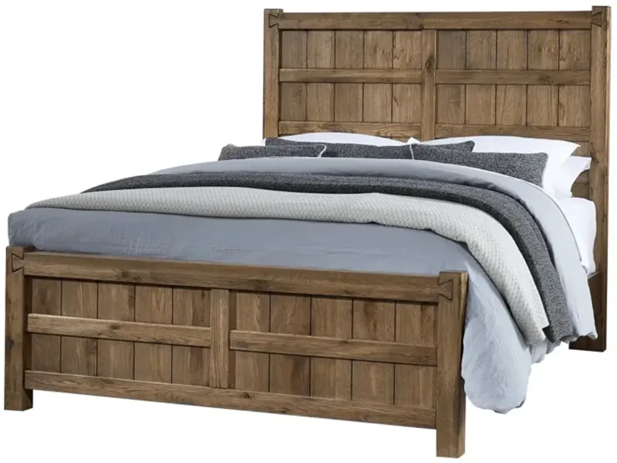Vaughan-Bassett Dovetail Natural Board & Batten King Headboard