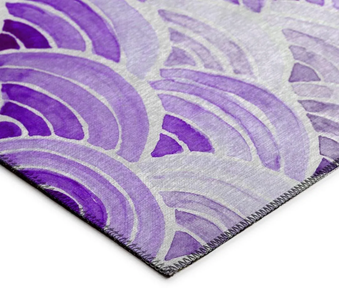 SEABREEZE VIOLET 5'X8' AREA RUG