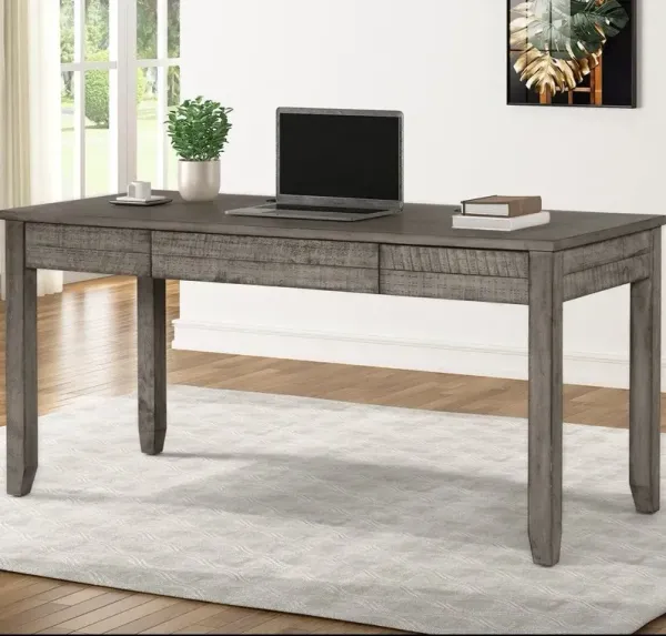 Parker House Tempe Collection 65 Inch Writing Desk Grey Stone
