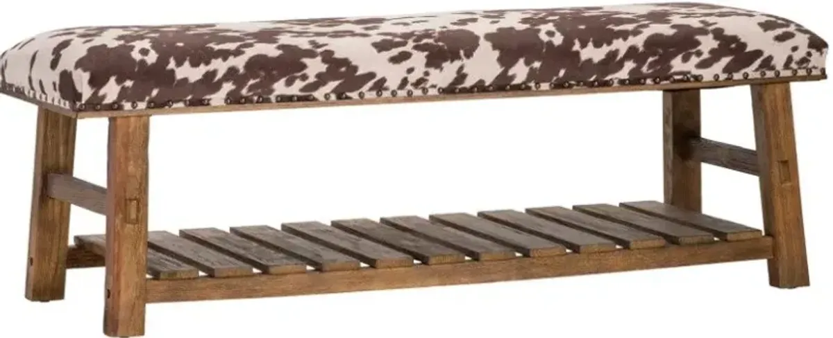 Crestview Mesquite Brown Bench