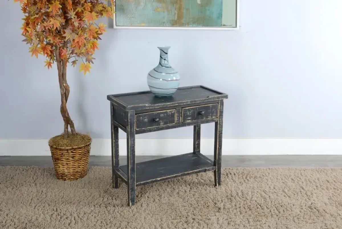 Sunny Designs Marina Black Sand 26 Inch Side Table