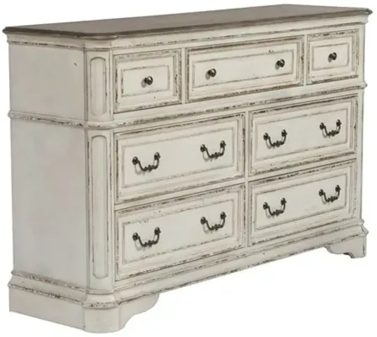 Liberty Furniture Magnolia Manor Antique White 7-Drawer Dresser