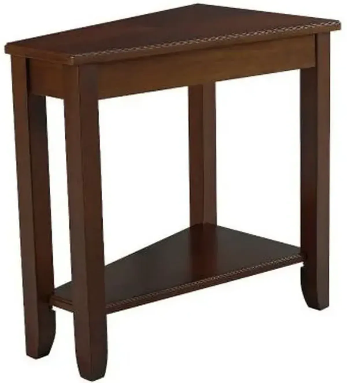 Hammary Chairsides Wedge Chairside Table-Cherry