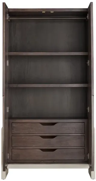 SHASTA OTTER WARDROBE ARMOIRE