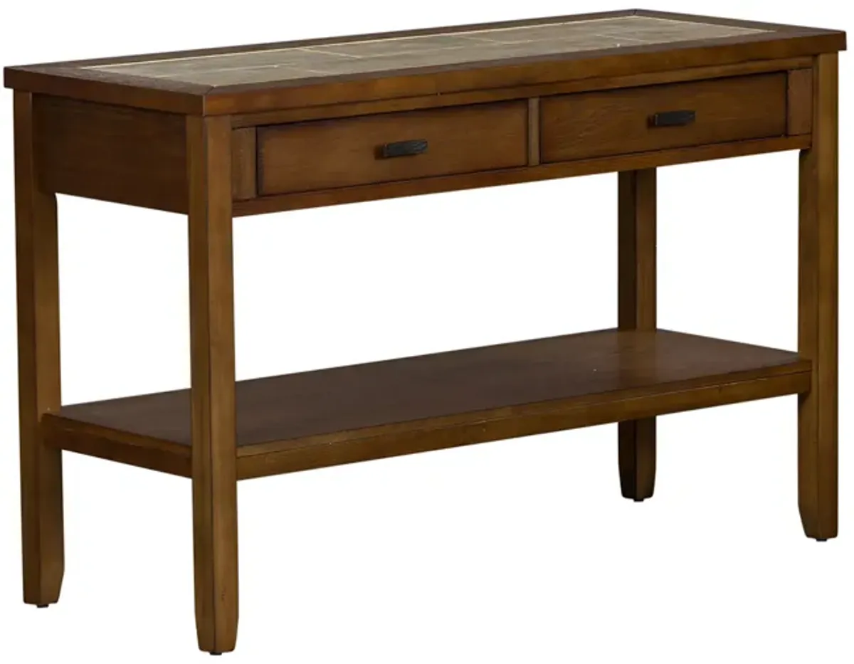 Liberty Furniture Mesa Valley Tobacco Sofa Table