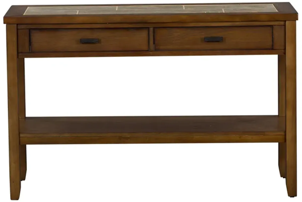 Liberty Furniture Mesa Valley Tobacco Sofa Table