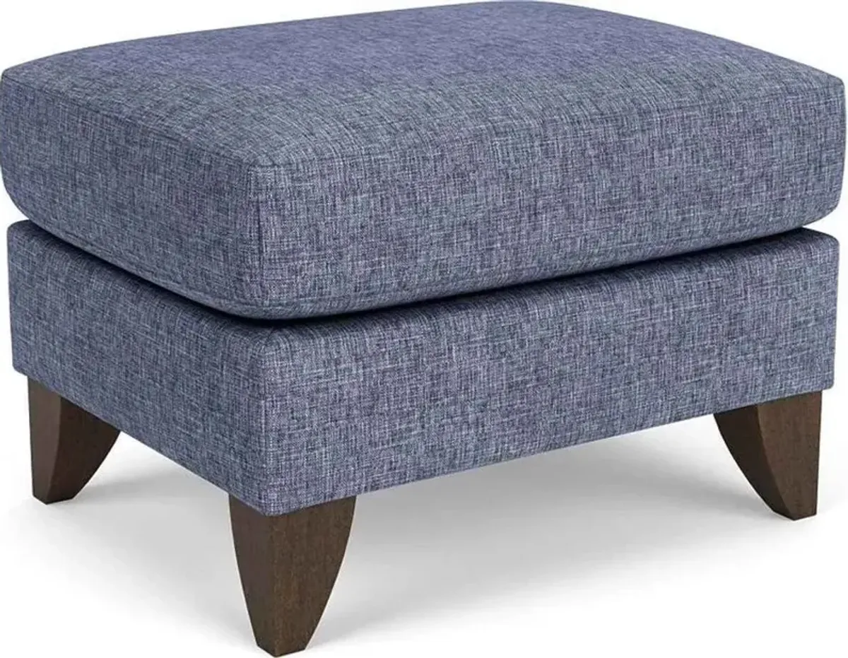 Flexsteel Jupiter Blue Indigo Ottoman