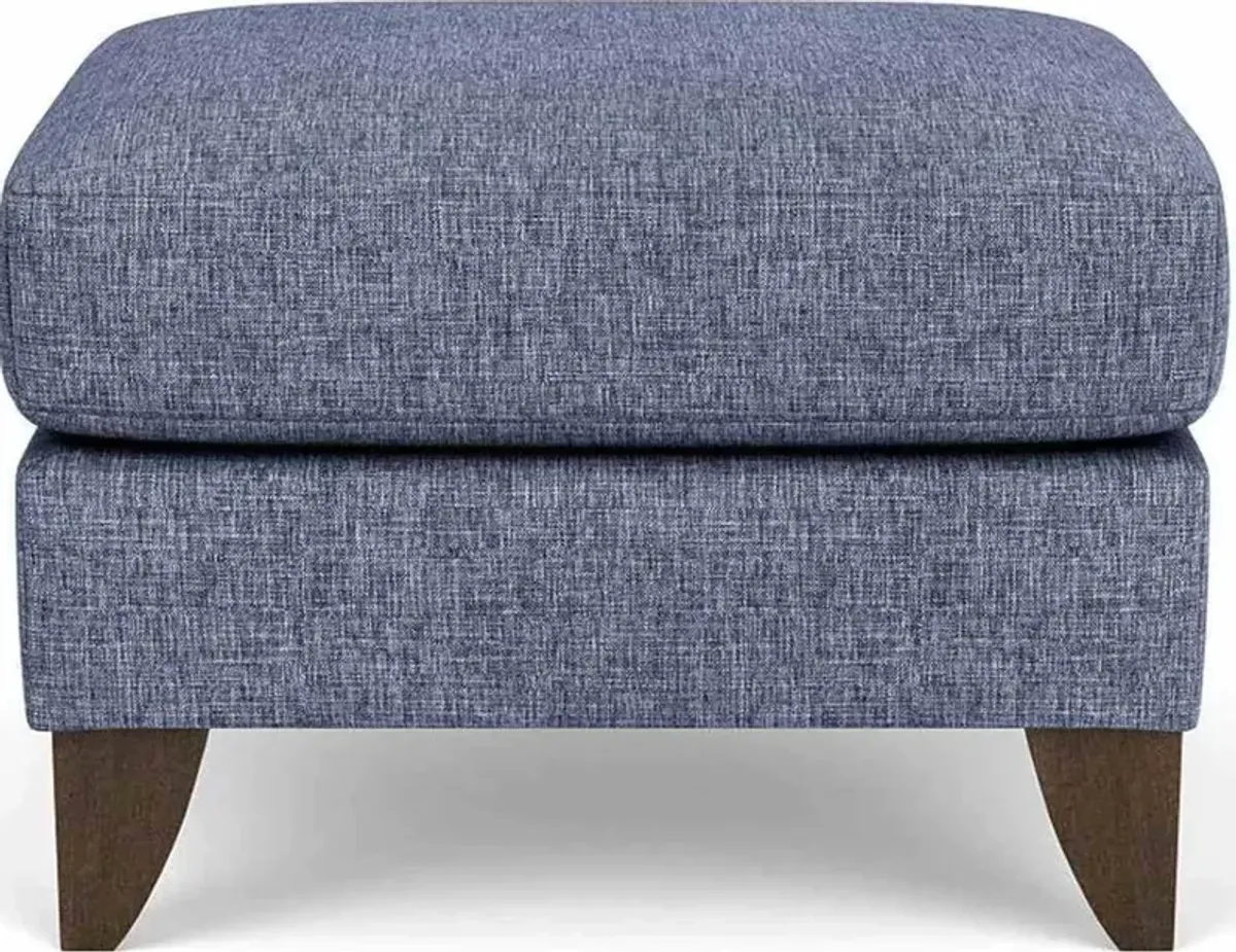 Flexsteel Jupiter Blue Indigo Ottoman