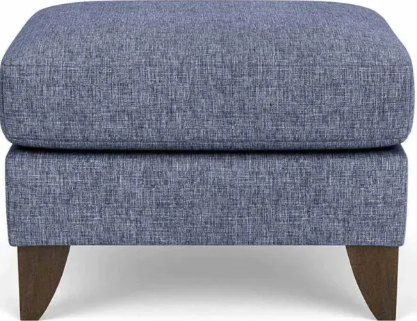 Flexsteel Jupiter Blue Indigo Ottoman