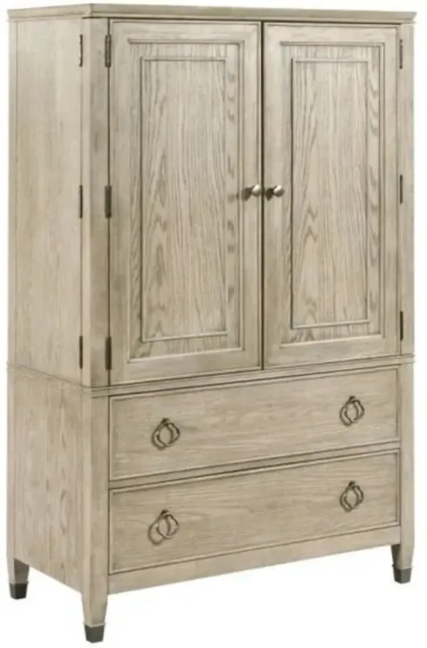 American Drew Vista Oyster Easton Door Chest