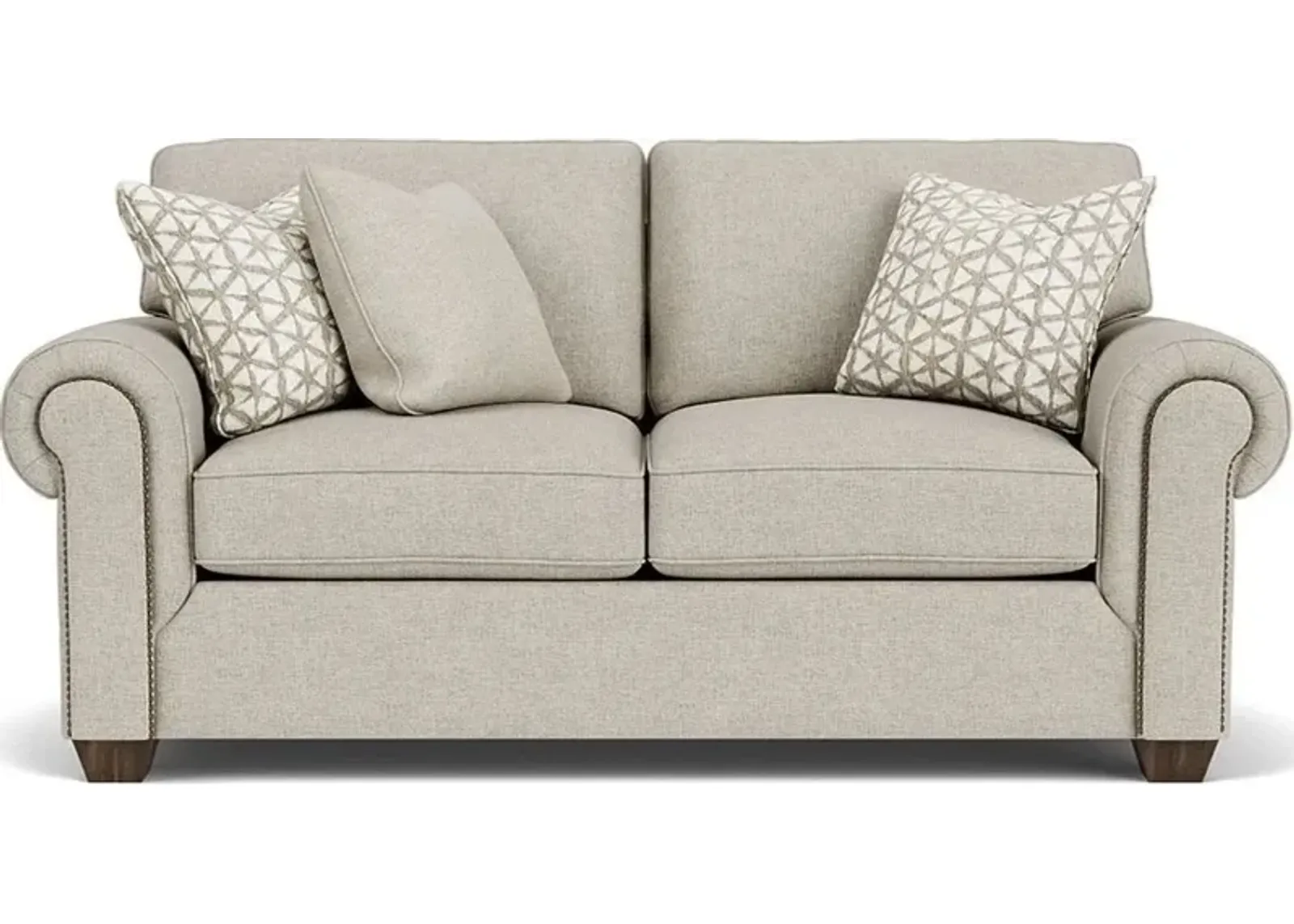 Flexsteel Carson Silver Driftwood Loveseat