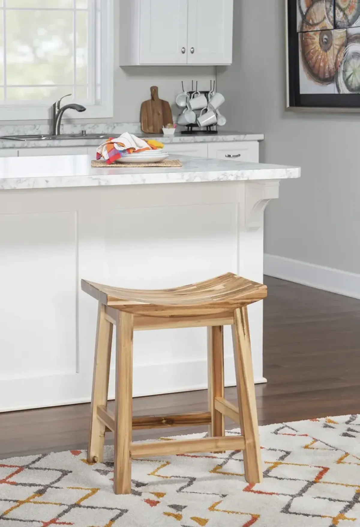 Powell Dale Saddle Counter Stool