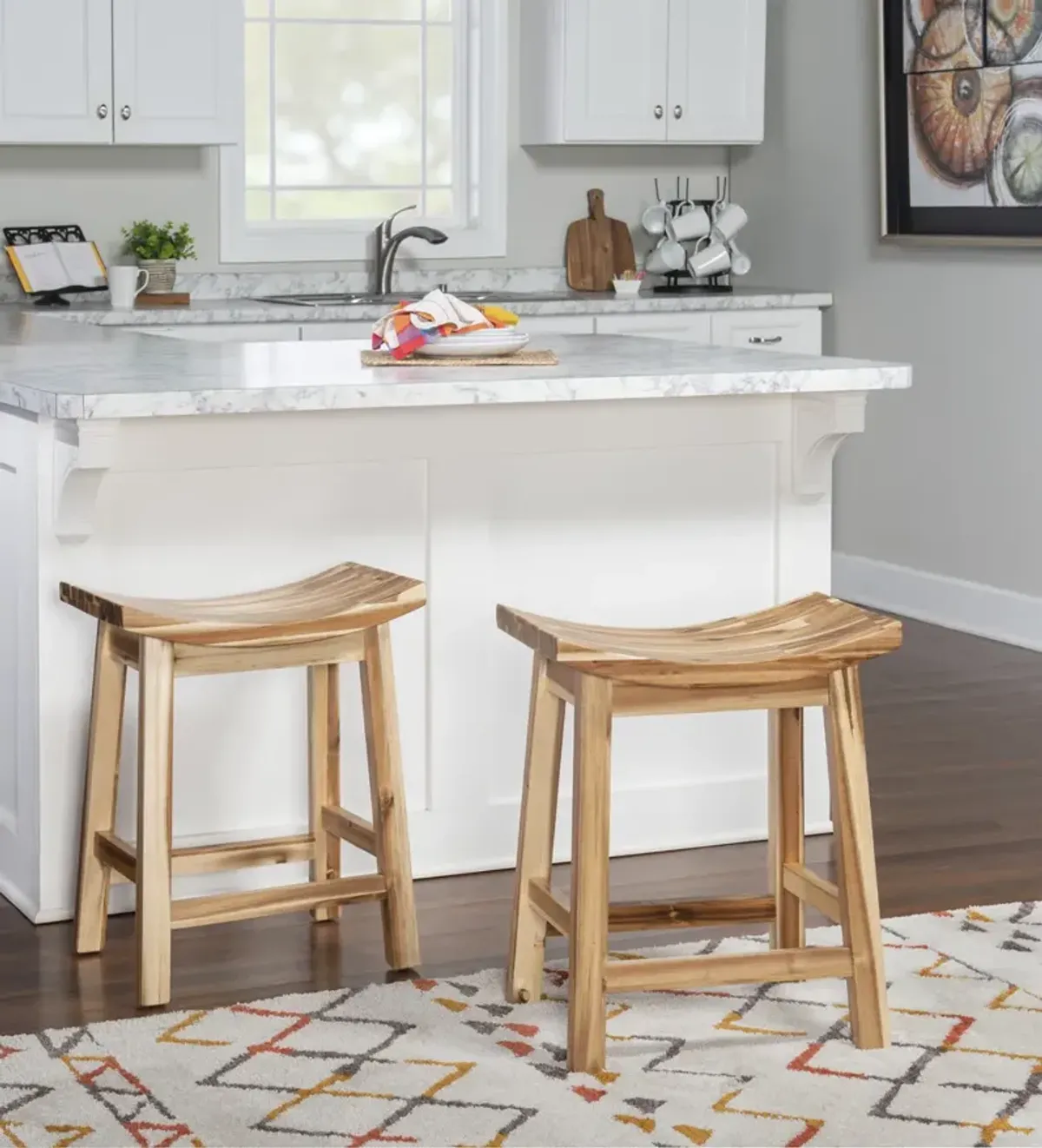 Powell Dale Saddle Counter Stool