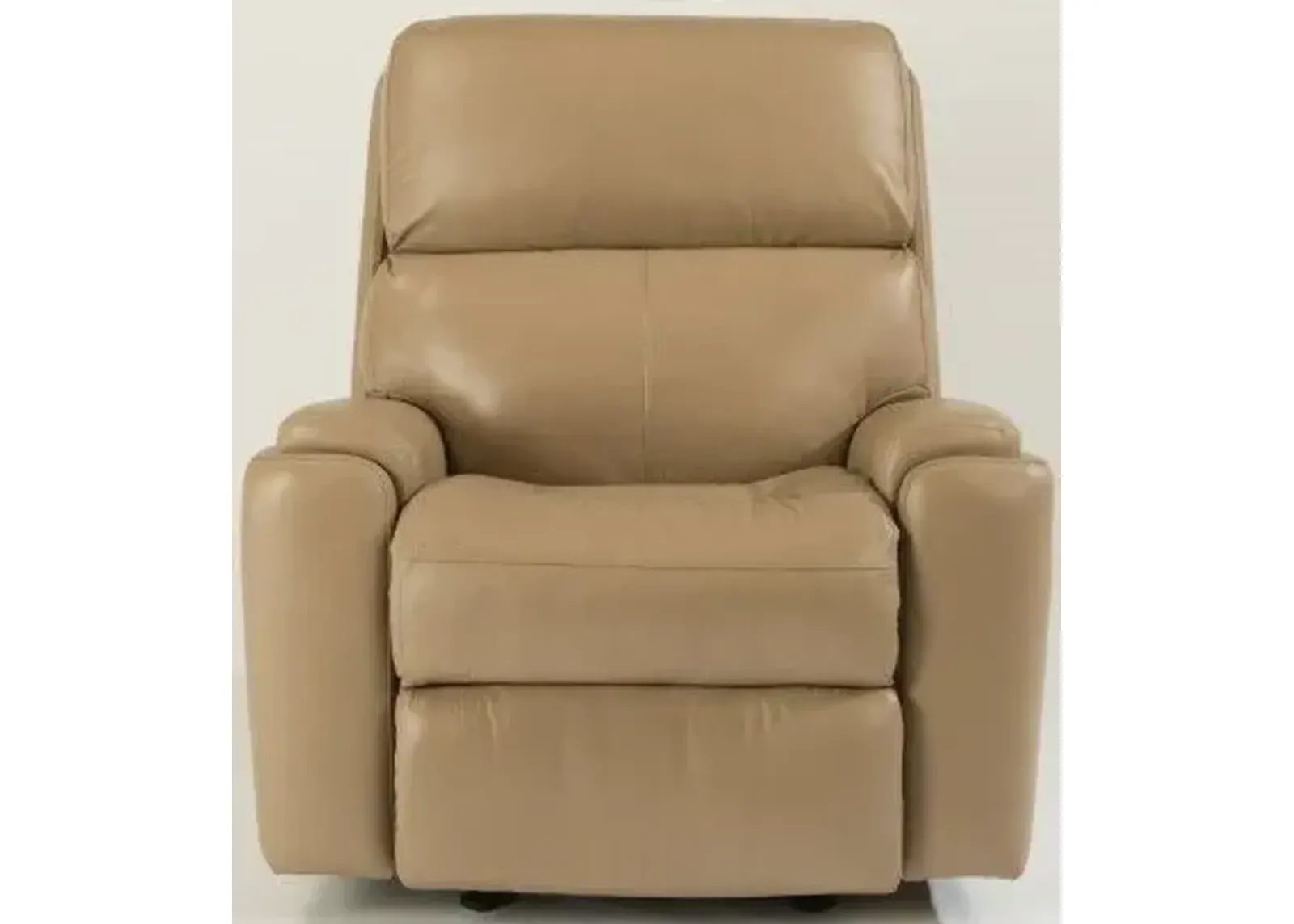 Flexsteel Rio Caffe Latte Power Leather Recliner