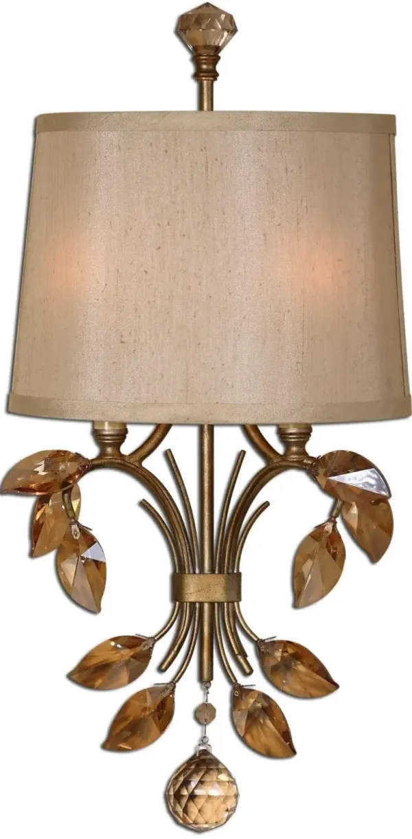 Uttermost Alenya Gold Wall Sconce Light