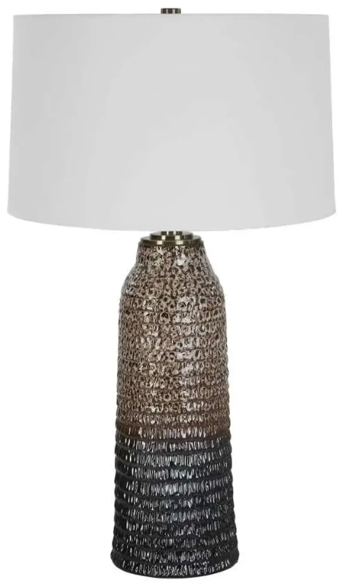 Uttermost Padma Brown/Dark Brown/White Table Lamp