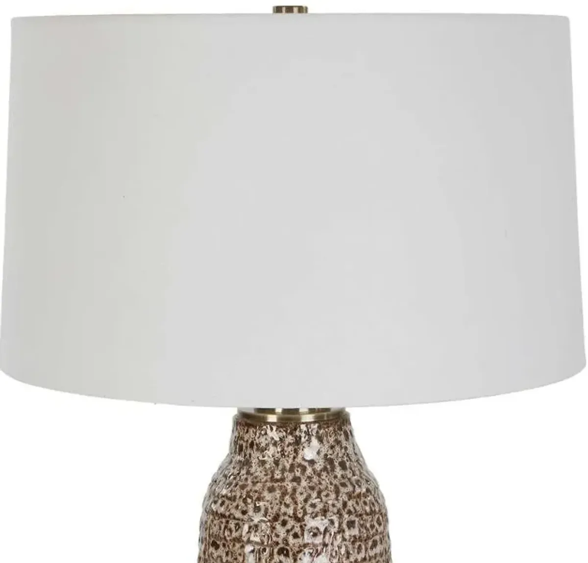 Uttermost Padma Brown/Dark Brown/White Table Lamp