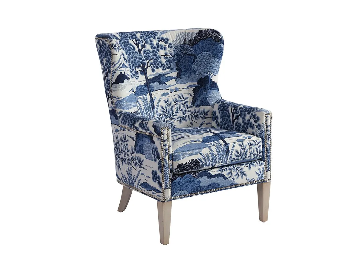 AVERY WING CHAIR BARCLAY BUTERA UPHOLSTERY