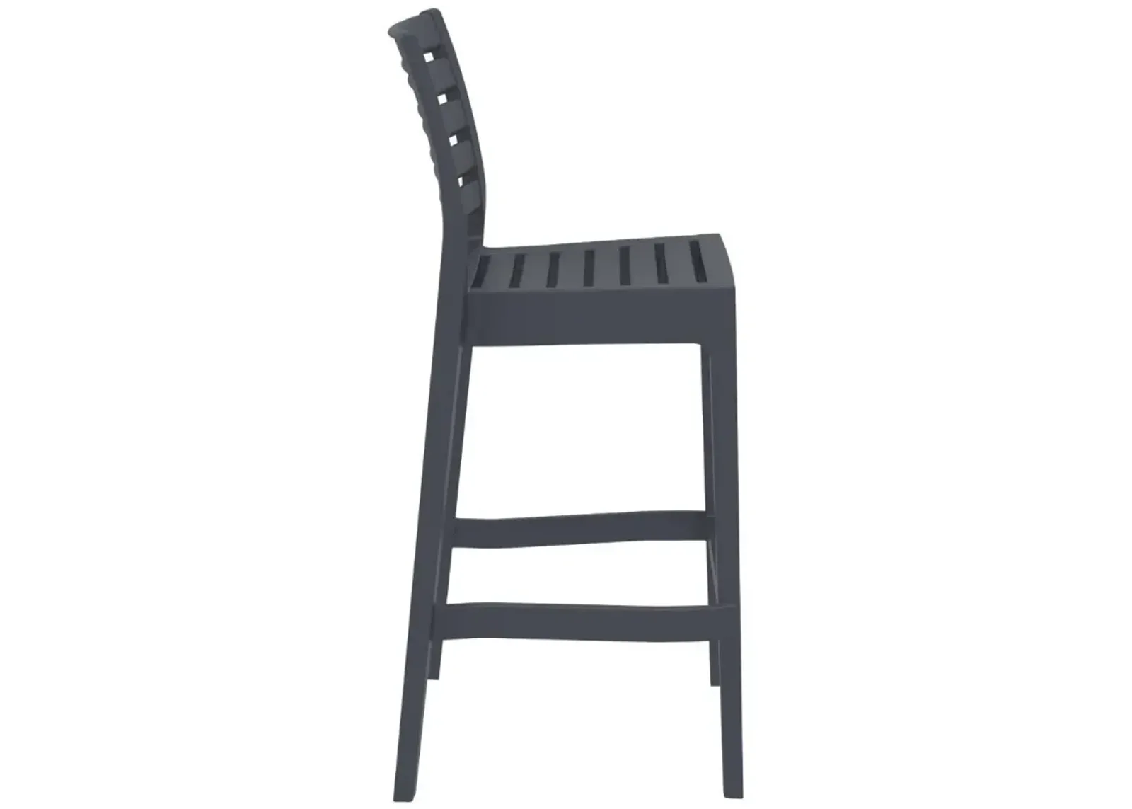 Compamia Ares Resin Bar Stool Dark Gray