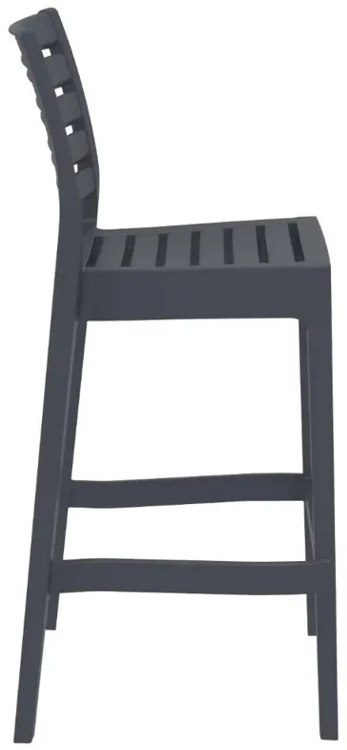 Compamia Ares Resin Bar Stool Dark Gray