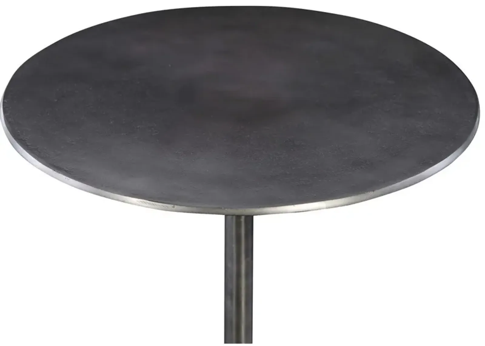 Uttermost Beacon Nickel Accent Table