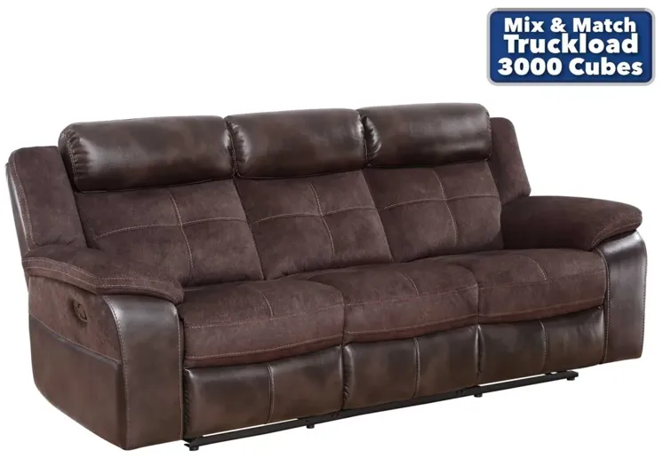 PUEBLO COFFEE MANUAL RECLINING SOFA