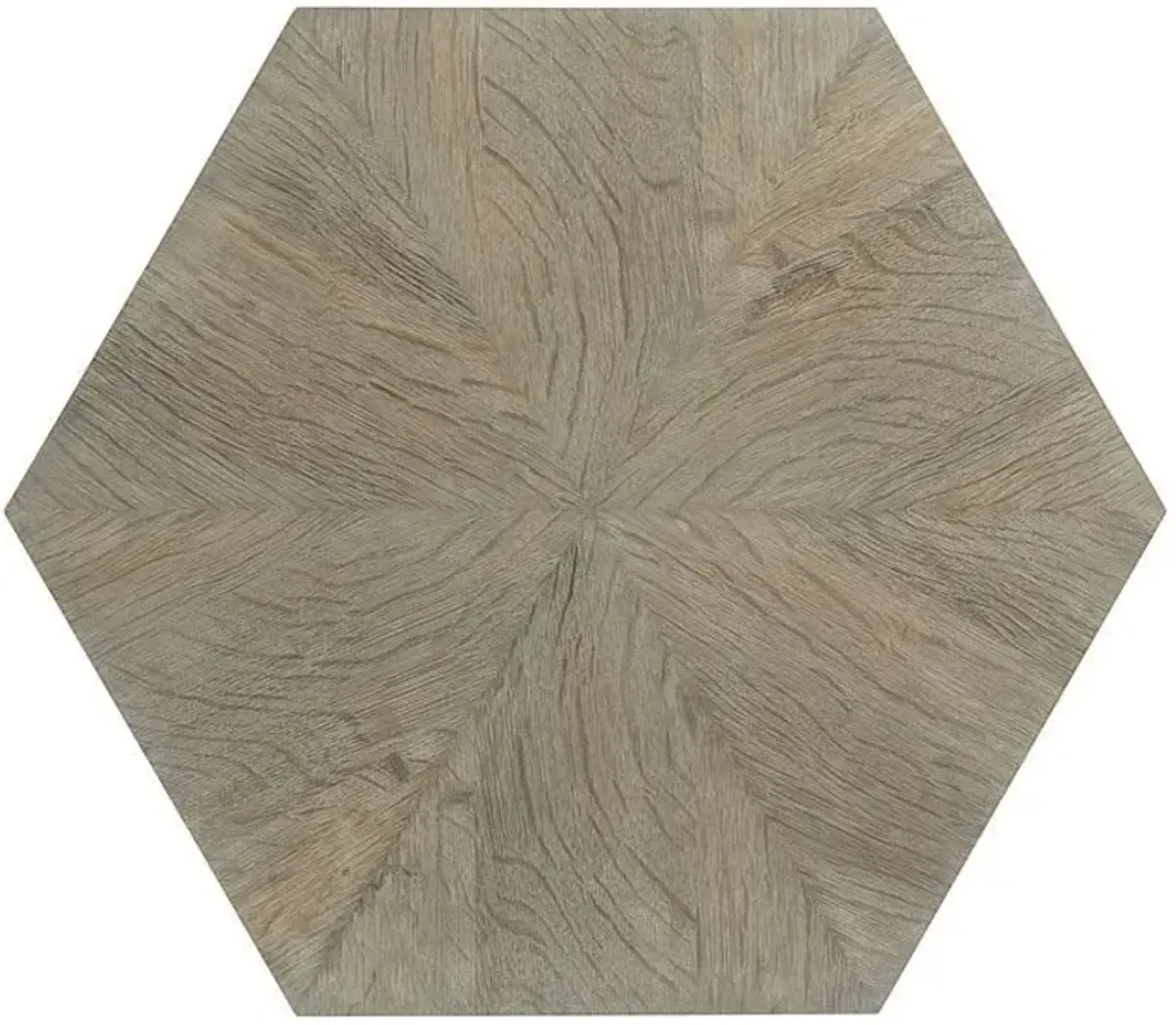 Hammary Creston Premier Natural Gray Hexagonal Coffee Table