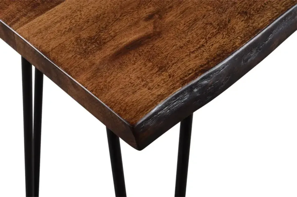 Jofran Nature's Edge Sofa Counter Dining Table Light Chestnut