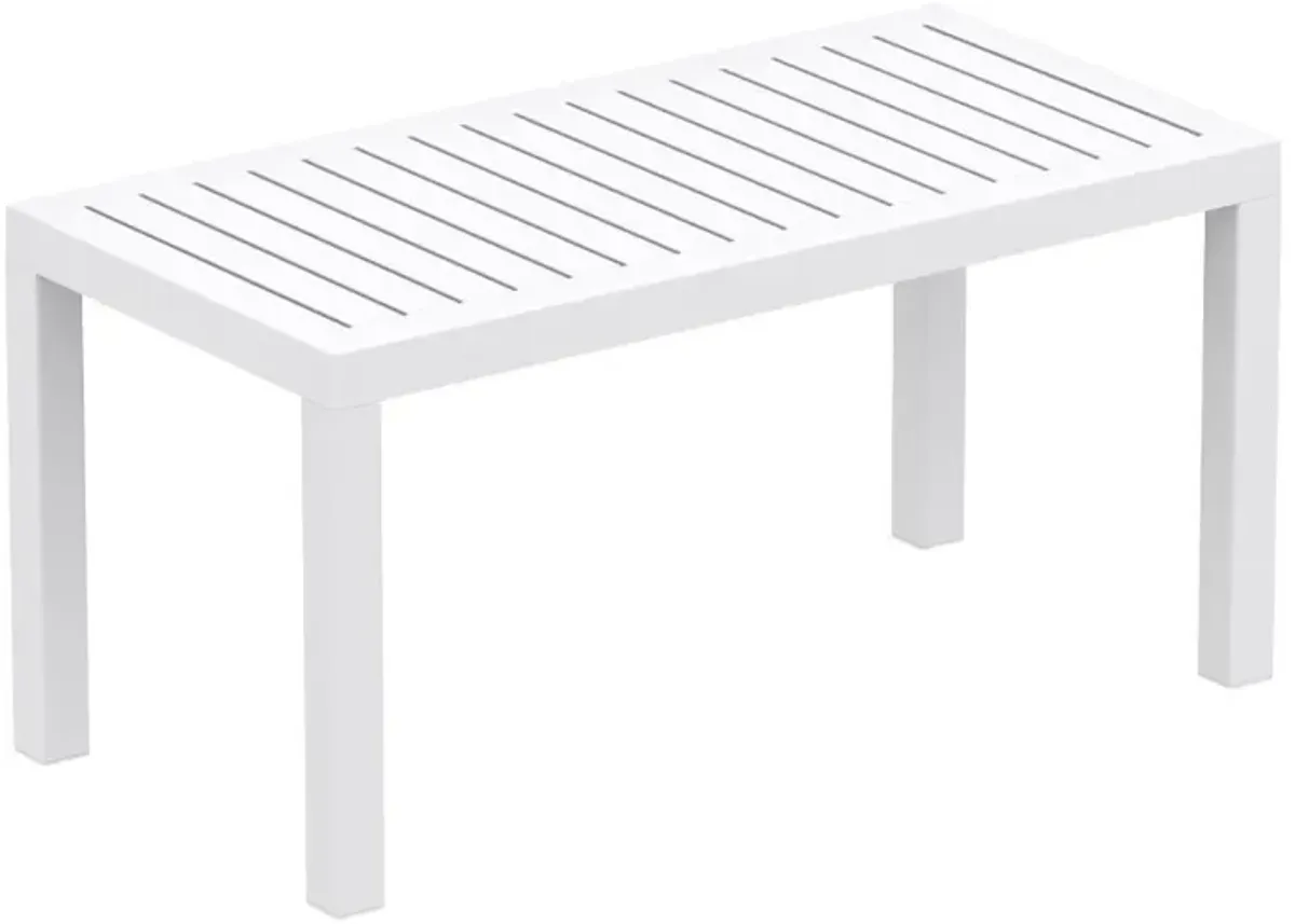 Compamia Ocean Rectangle Coffee Table White