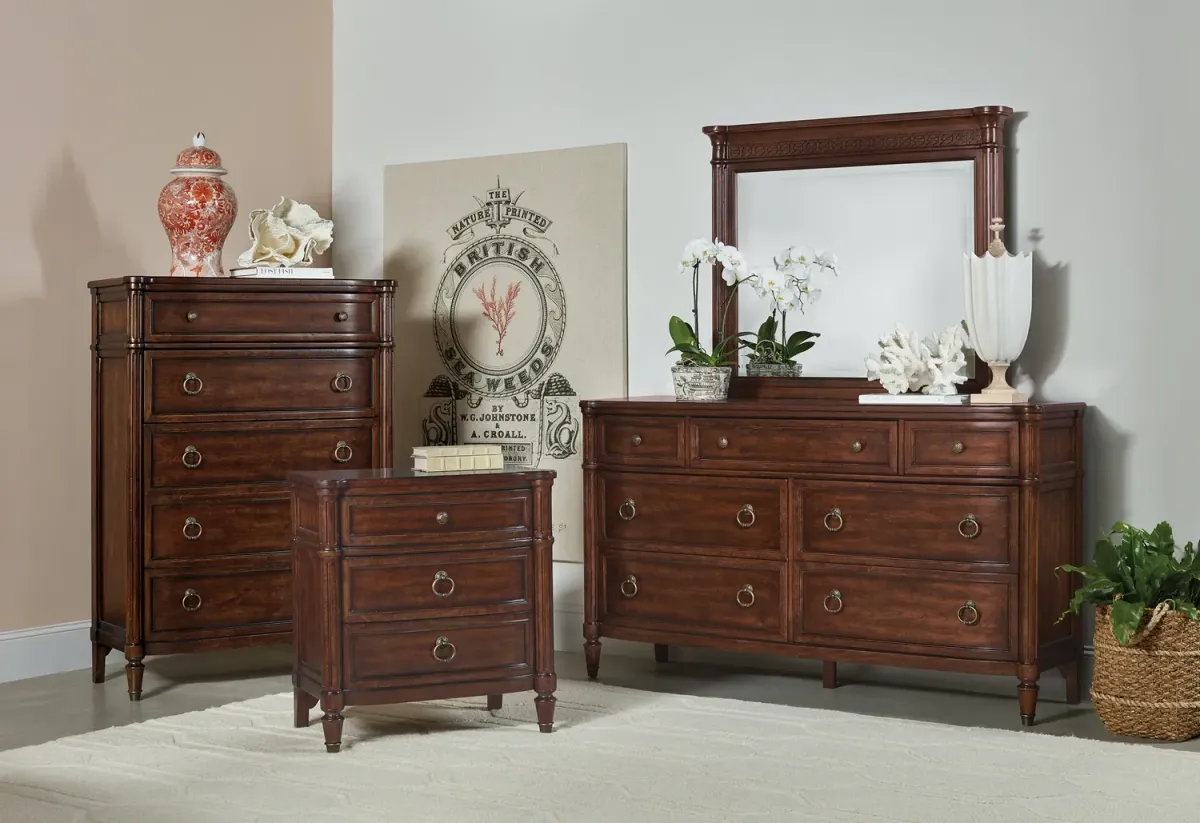 Hooker Furniture Charleston Brown 5-Drawer Chest