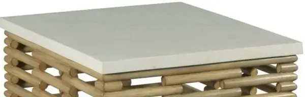 Hammary Hidden Treasures Rattan Rectangle End Table