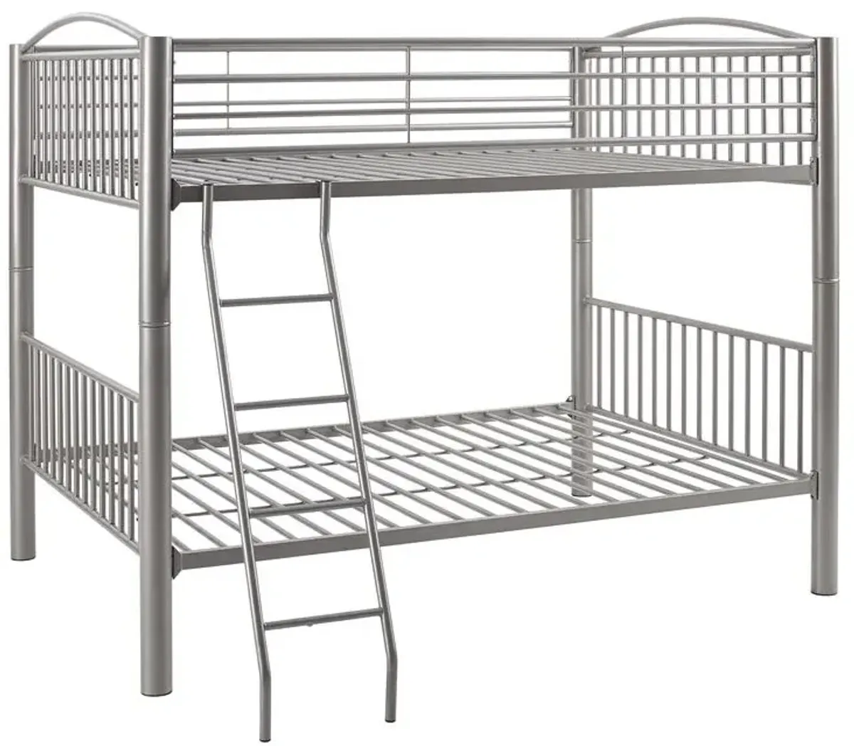 Powell Heavy Metal Pewter Full Over Full Bunk Bed